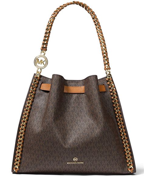 michael kors large chain shoulder tote bag|Michael Kors shoulder crossbody bag.